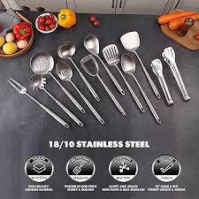 304 Stainless Steel Kitchen Utensils Set, 12 Pcs Long Metal — Worth It or Not?